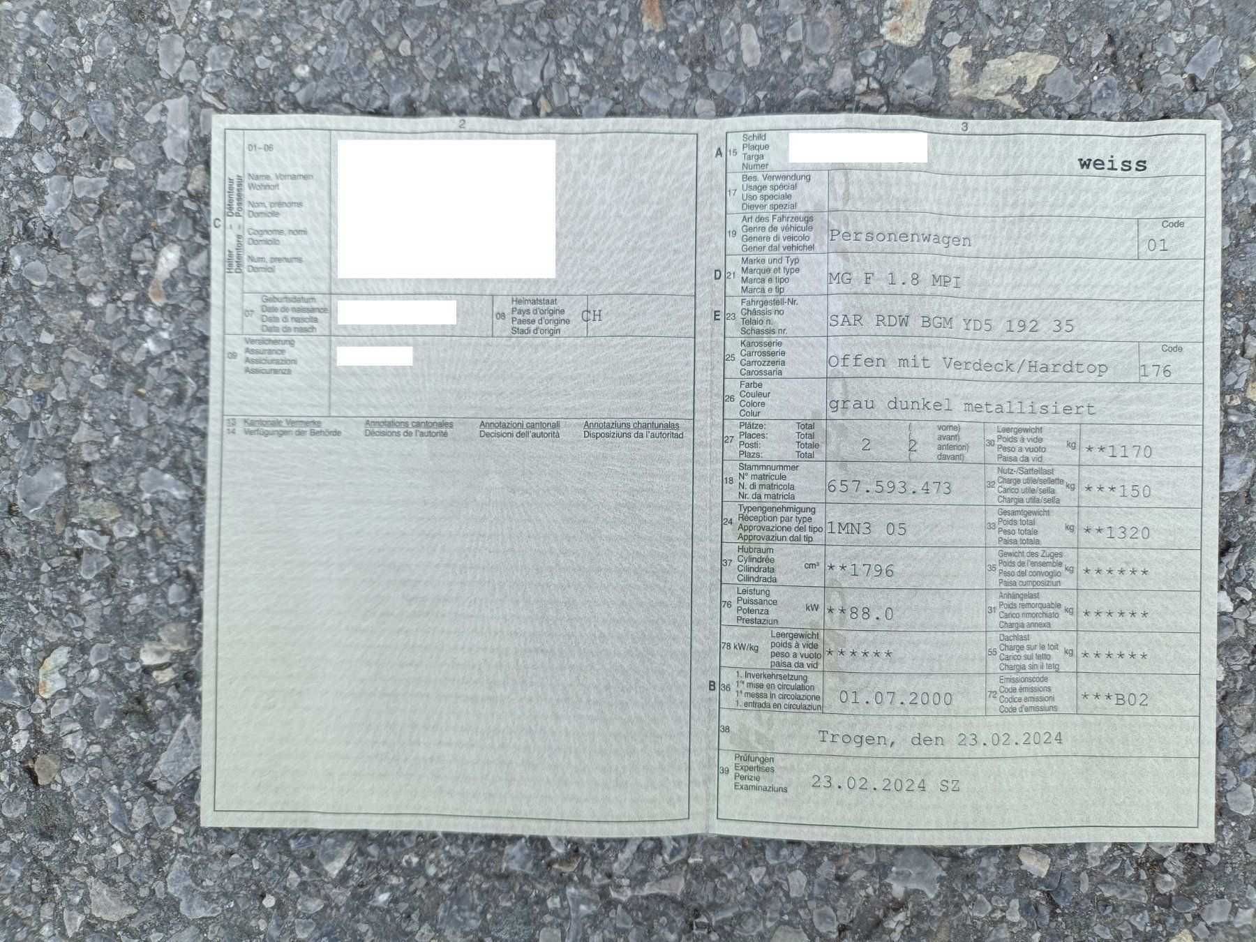 MG Automobili: MG F Cabriolet gepflegt – Usato da Waldstatt venduto da Jetztistgenug 7