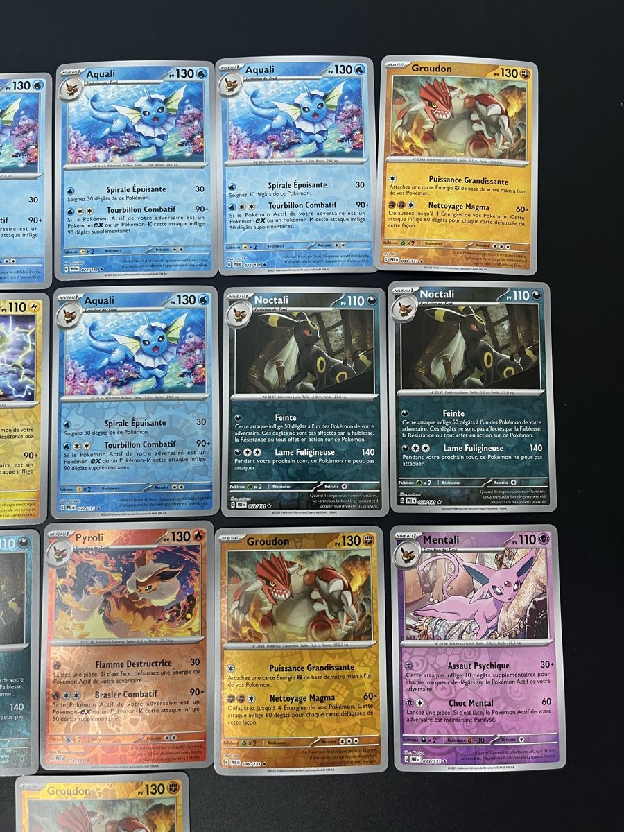 Pokémon Carte collezionabili: 16 cartes Pokémon Rare Reverse EV Évolution Prismatique FR – Nuovo (secondo la descrizione) da Les Avanchets venduto da lunedeneige.shop 3