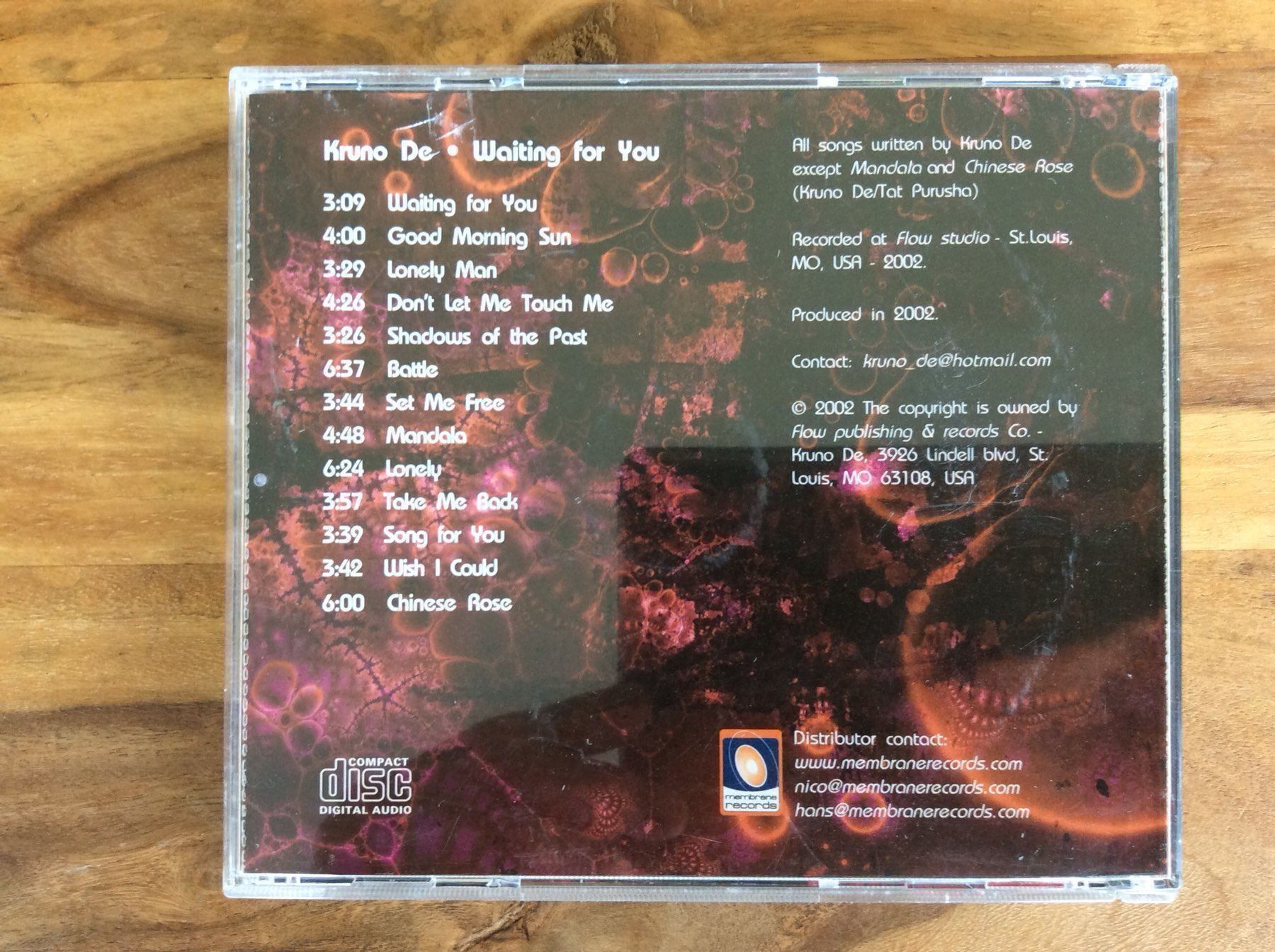 CDs: CD Kruno De - Waiting For You (NM) – Gebraucht aus Horgen von flyingpenguin2000 2
