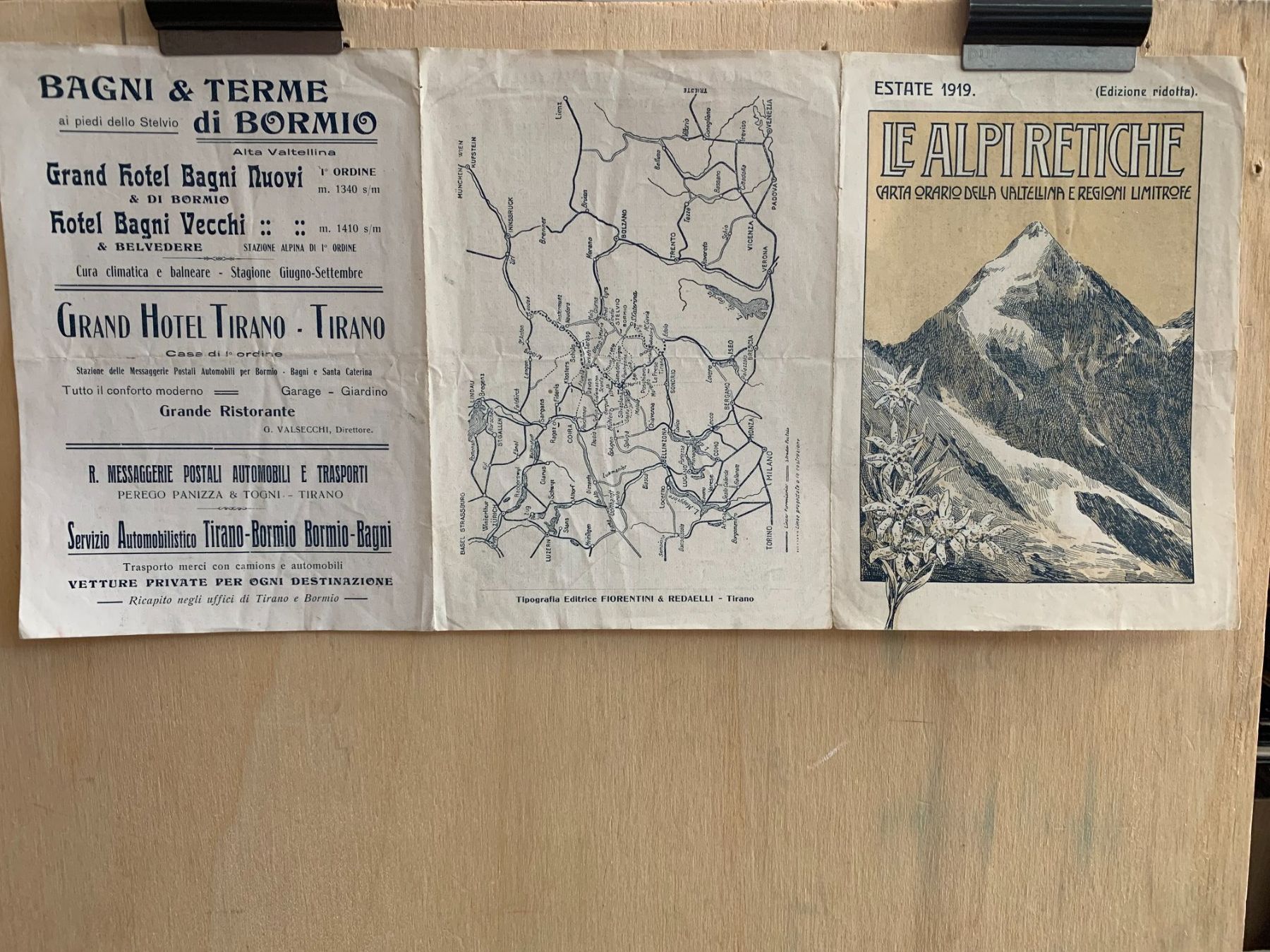 Cartoline postali: Le alpi retiche - 1919 – Usato da Sorengo venduto da 74in
