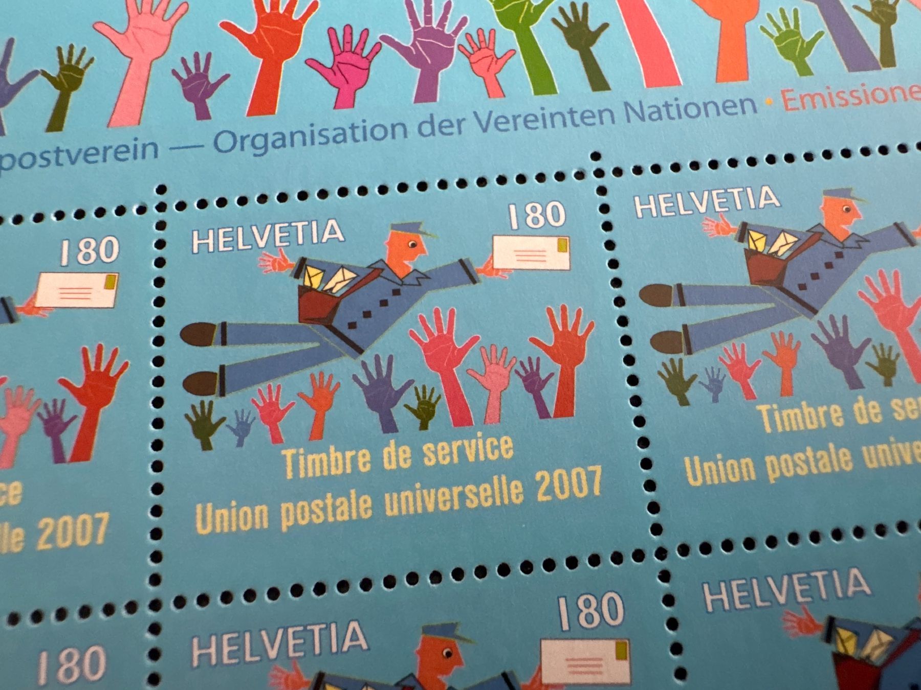 Tous les timbres: MARKEN KLEINBOGEN 2007 HUMANITÄRE POSTSENDUNGEN, POSTFRISCH – Neuf (Voir description) à Genève par k1164 1