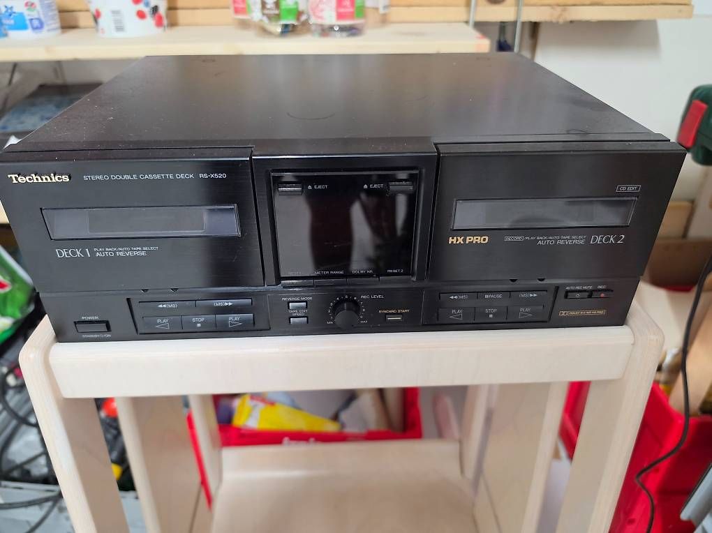 Aufnahmegeräte: Technics RS-X520 Doppel-Kassettendeck – Gebraucht aus Riniken von 7ch_bx5j
