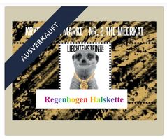 CRYPTO BRIEFMARKE NR2 MEERKAT REGENBOGEN