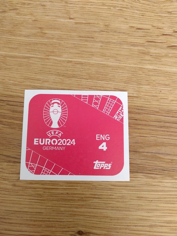 ENG 4 Topps Euro 2024 Sticker Kaufen auf Ricardo