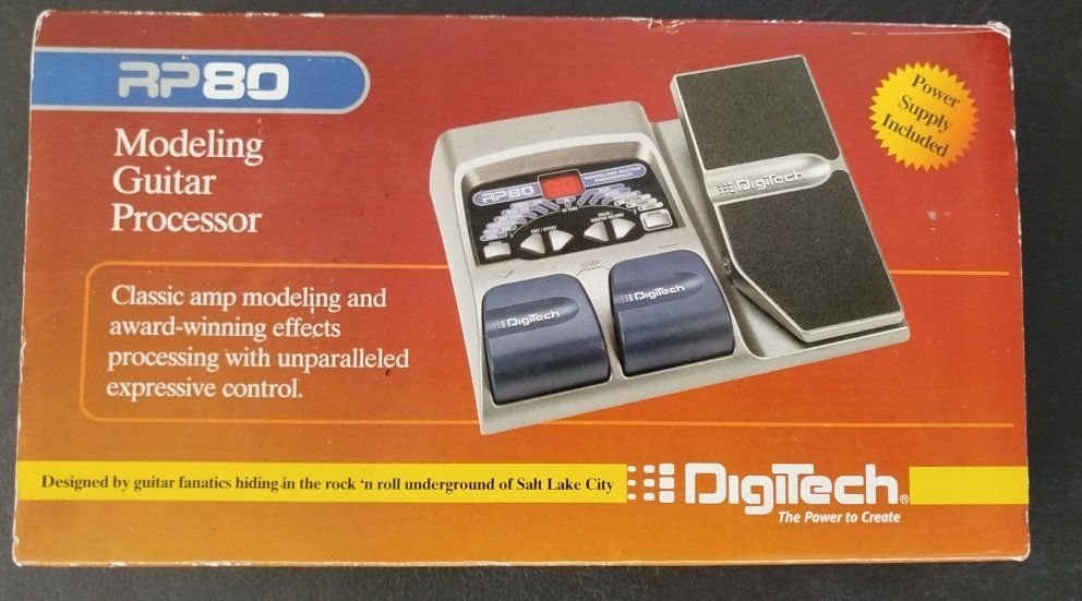 Strumenti musicali: DigiTech RP80 Modeling Gitarrenprozessor mit Netzteil – Nuovo (secondo la descrizione) da Bonaduz venduto da Mikebond