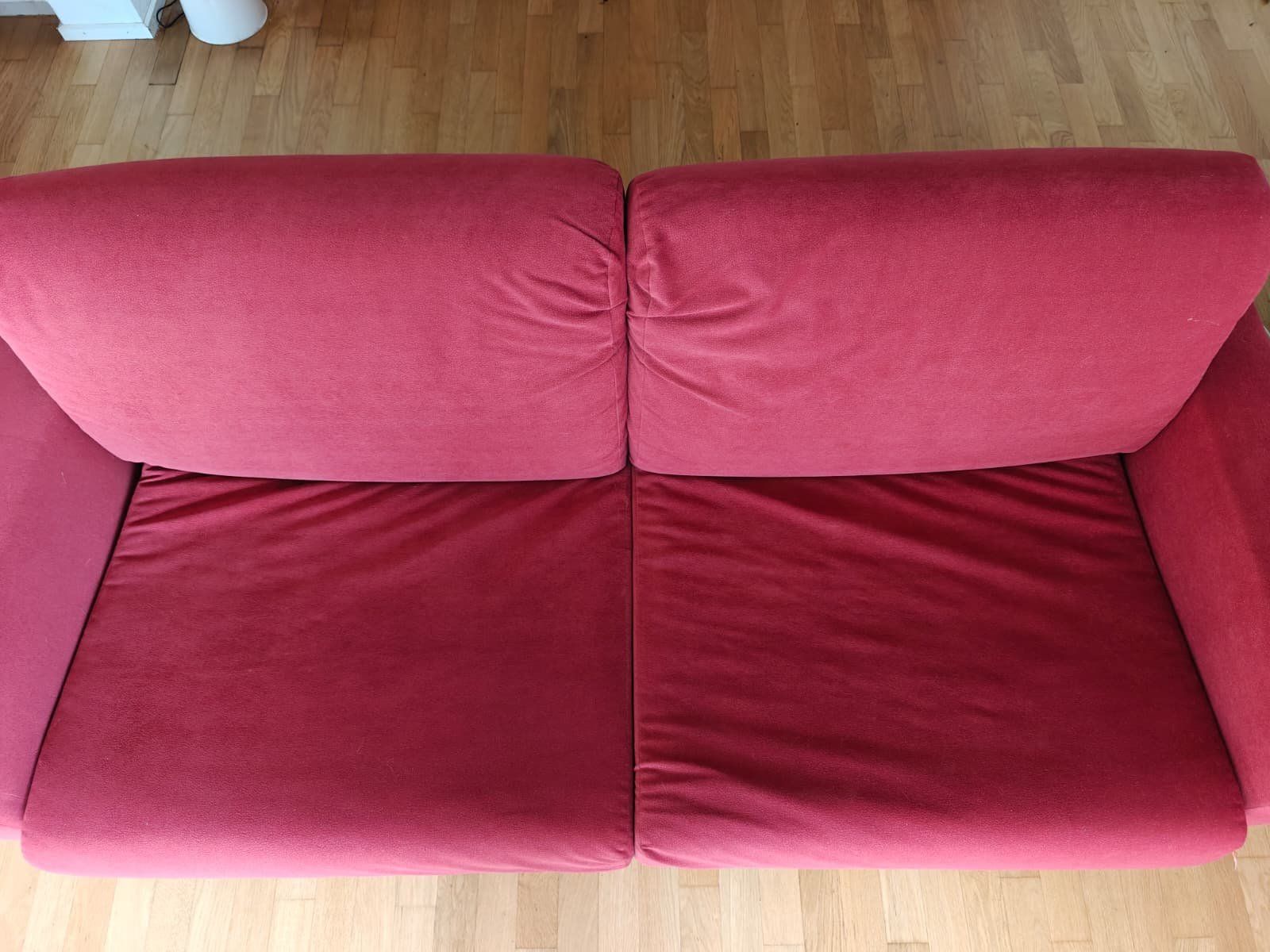 Sofas: Schlafsofa Rapido bordeaux, Bettfunktion 140x190cm – Gebraucht aus Zürich von AndBuk 3