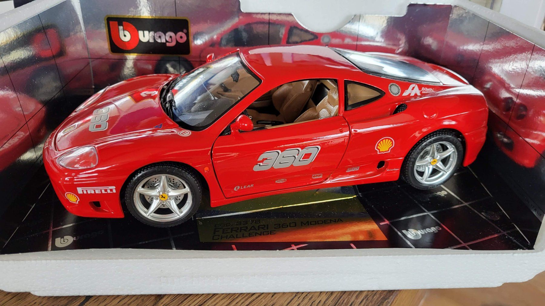 Bburago Modellautos: Ferrari 360 Modena Challange 1:18 Bburago – Gebraucht aus Rothrist von Juana5