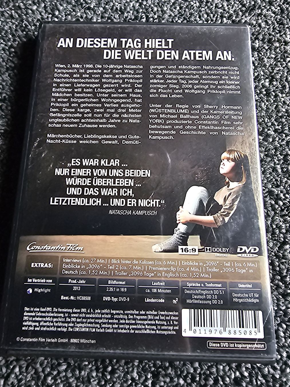 Tutti i DVDs: DVD 3096 Tage(22813) – Usato da Ruswil venduto da jan_bxl5 1
