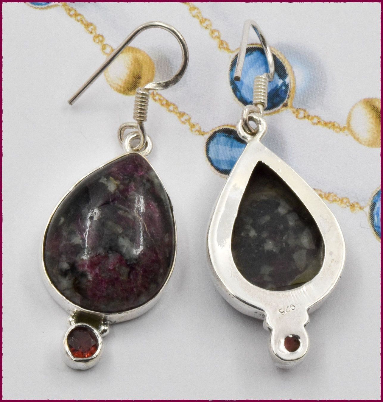 Orecchini pendenti & Orecchini a lobo: EUDIALYTE, Eudialyt Ohrhänger 925 Silber – Nuovo e nell'imballaggio originale da Oberglatt ZH venduto da Goldfee1 2