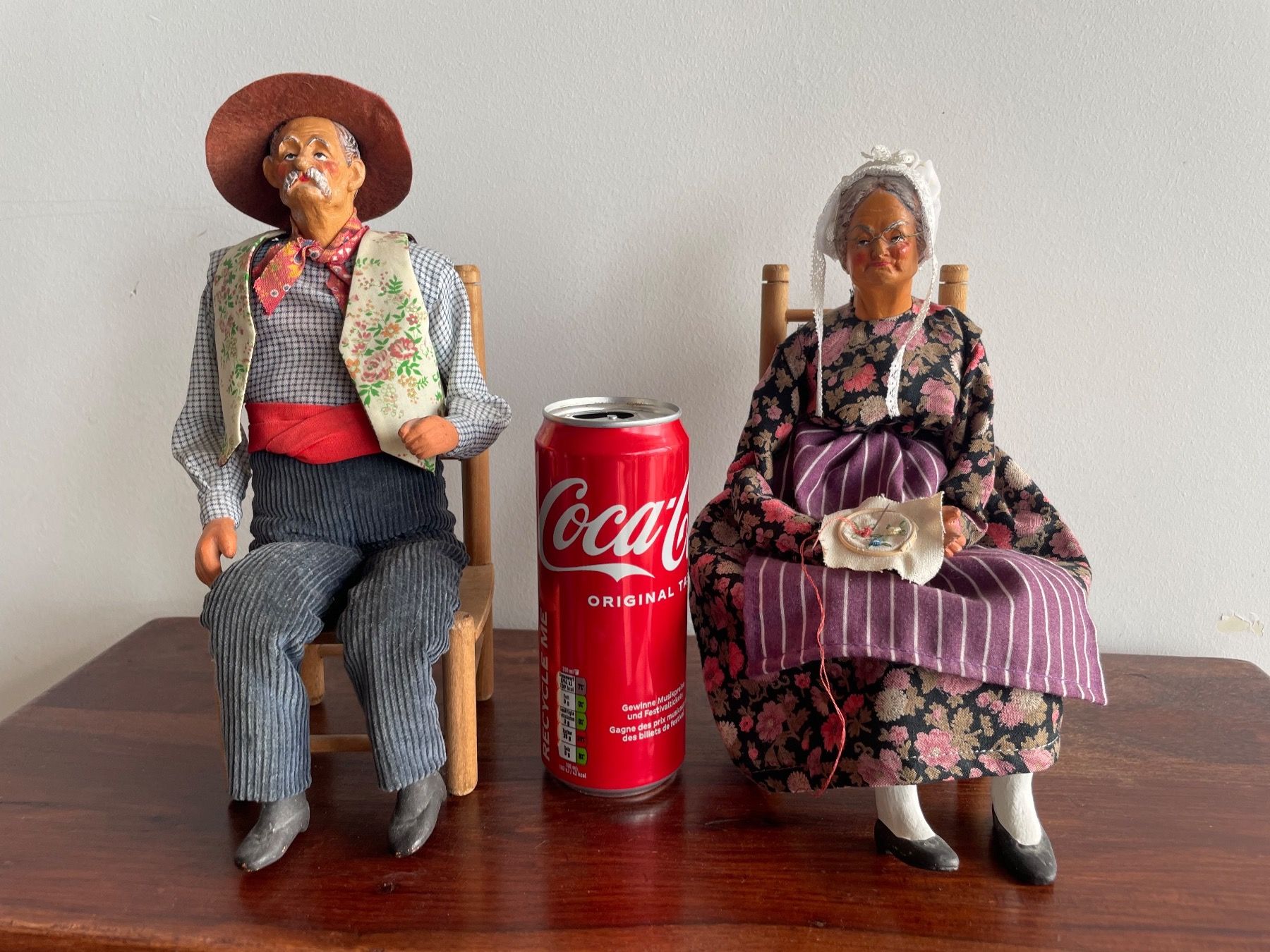 Statuette: Statuettes Couple Âgé Atelier de Santons Provence – Usato da Vallamand venduto da Bricbracbroc82 9