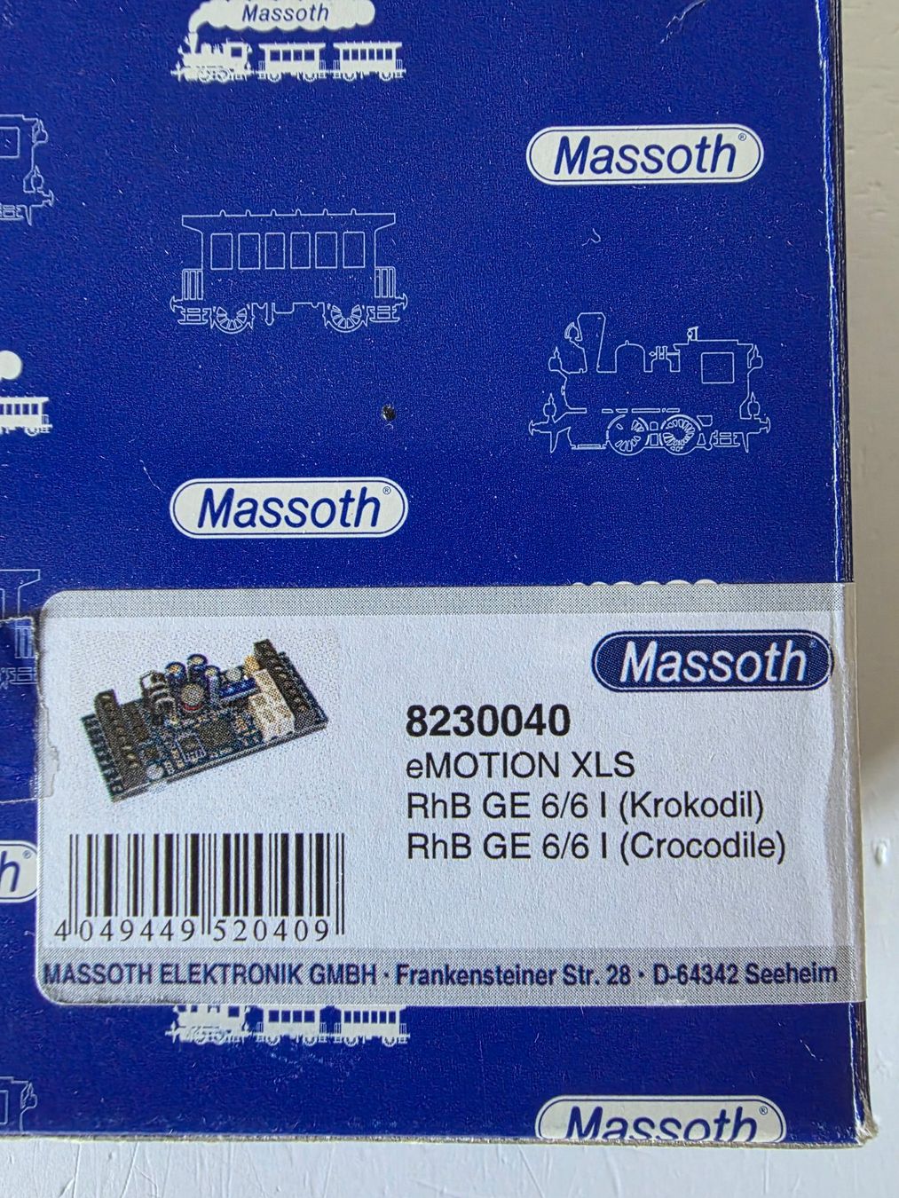 MASSOTH eMOTION XLS Decoder für RhB Ge 6/6I,Krokodil 8230040 (Neu ...
