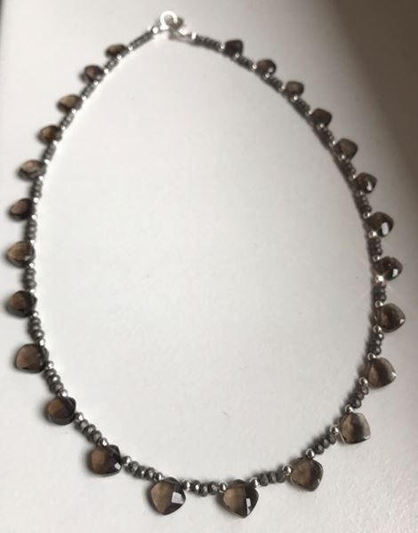 Catenine: Pyrit, Rauchquarz Collier Unikat – Nuovo (secondo la descrizione) da Basel venduto da Chili007 4