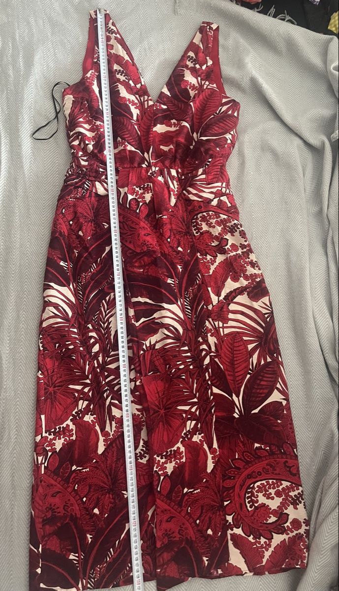 H&M Kleider: Kleid H&M gemustert rot Grösse S neu – Neu (gemäss Beschreibung) aus Olten von sae_82z2 1