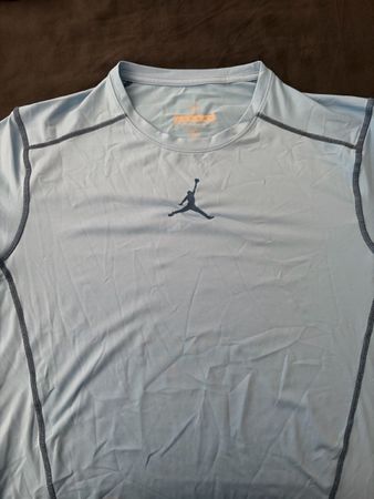 Jordan Training T-Shirt hellblau Grösse XL Dri-Fit