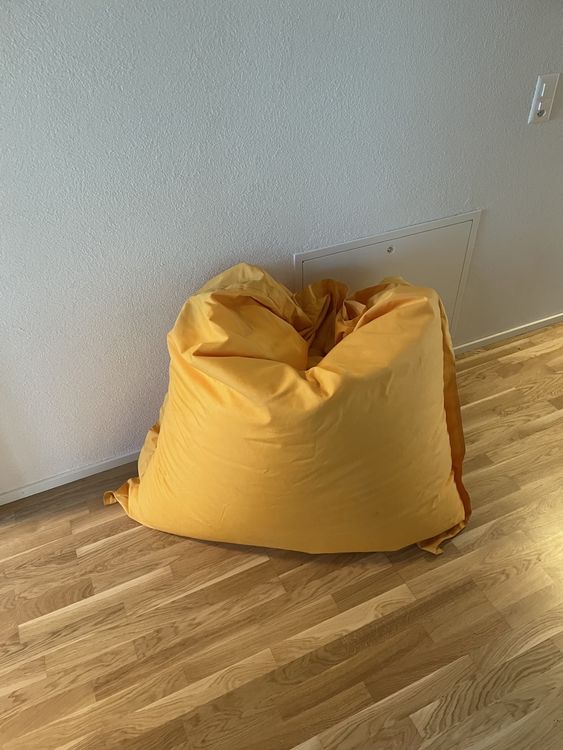 Not new but rarely used Mustard Yellow and Beanbag 1