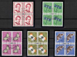 Pro Juventute 1951,  4er-Block Serie mit ET-ʘ, Kat.280.-