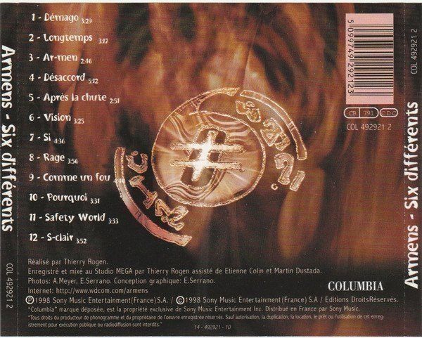 CD: Armens - Six Différents [COLUMBIA] – Usato da Unterbäch venduto da waqil 1
