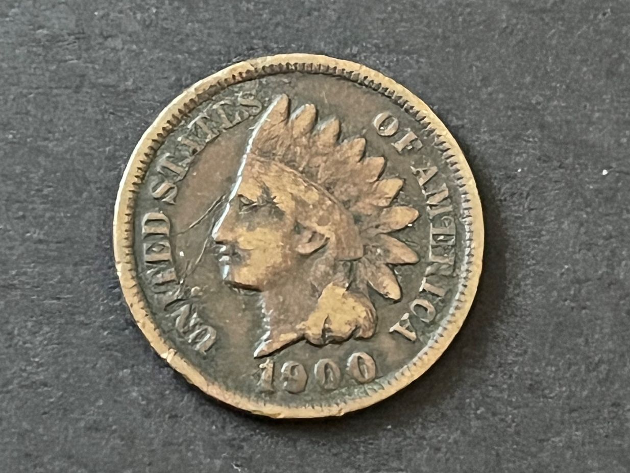 Alle Münzen: Indian Cent 1900 USA – Gebraucht aus Neuenhof von Mastermind-73 1
