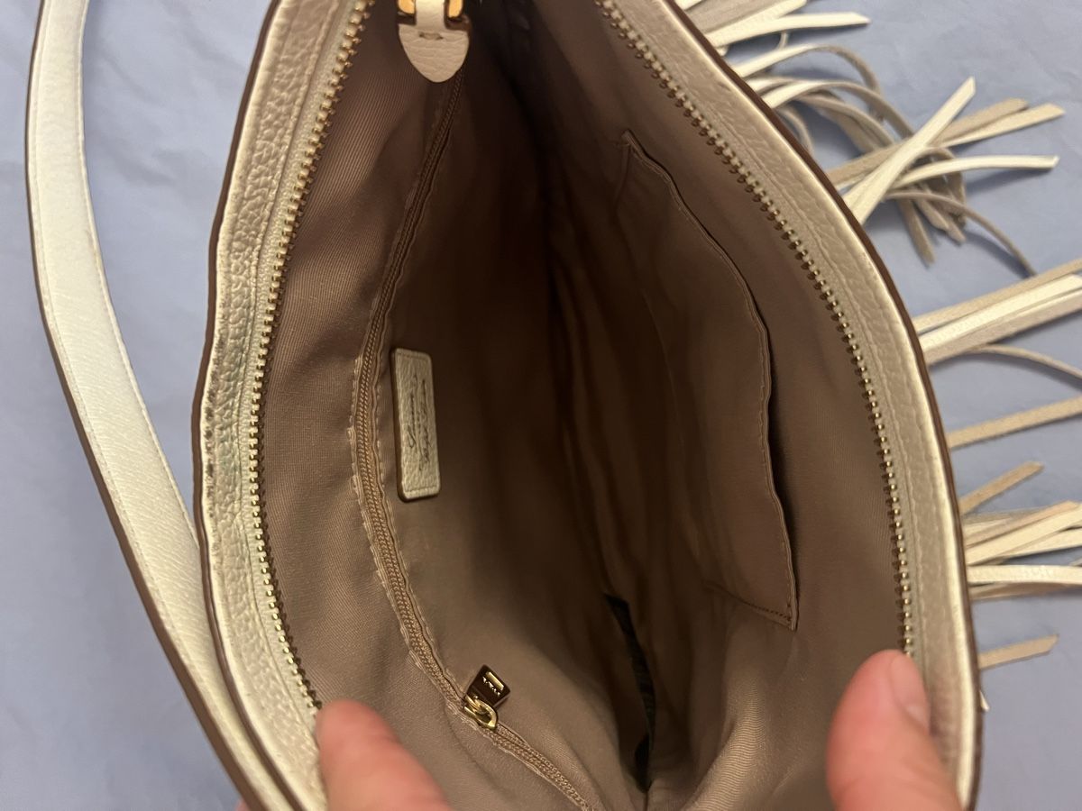 Ralph Lauren Borse: Ralph Lauren Leder-Umhängetasche mit Fransen – Usato da Zürich venduto da sop_xbd7 4