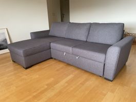Ecksofa Schlaffunktion und Stauraum, guter Zustand