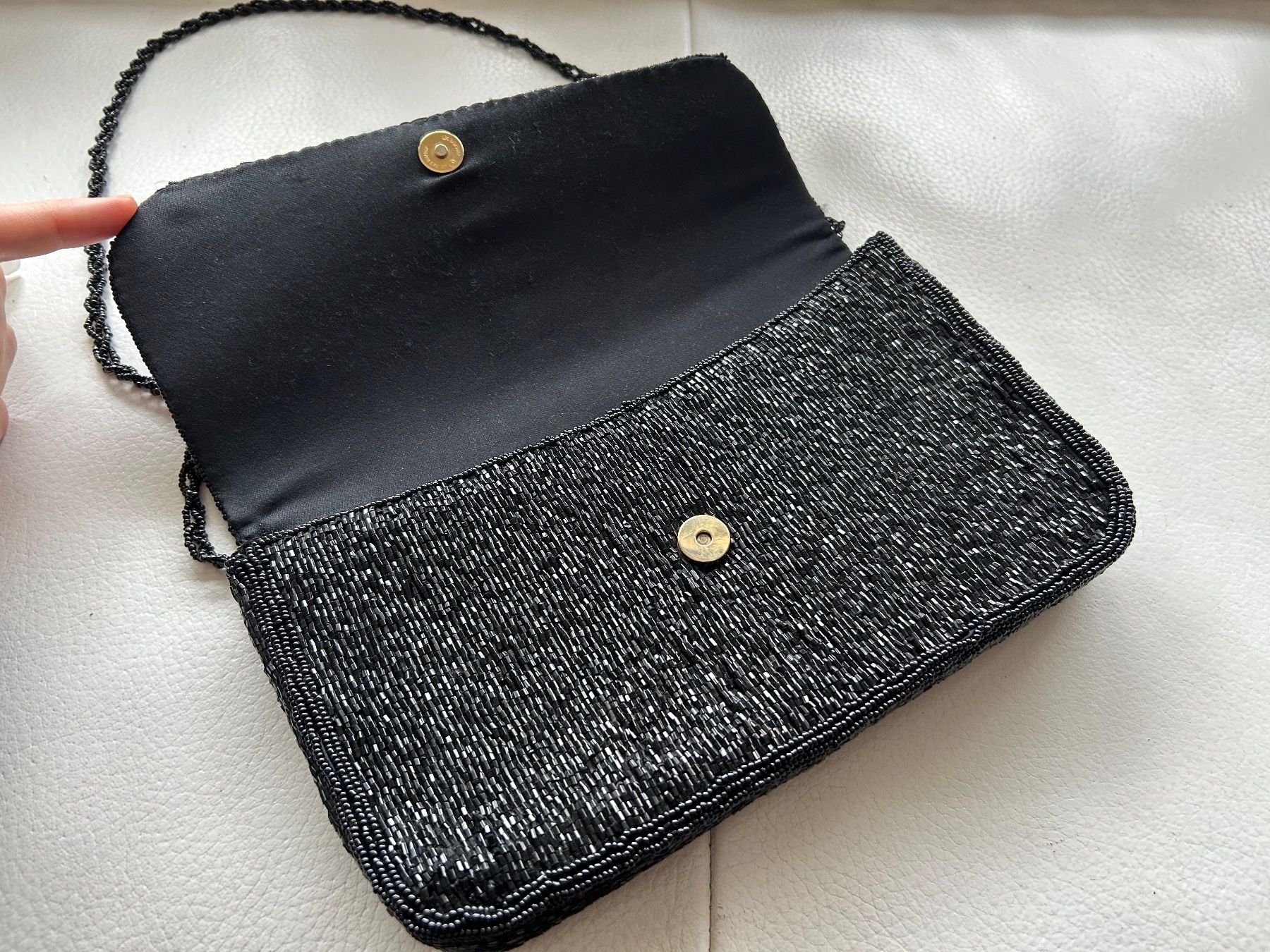 Borse da donna: Beaded black handbag – Usato da Rüschlikon venduto da Tey_sl 5