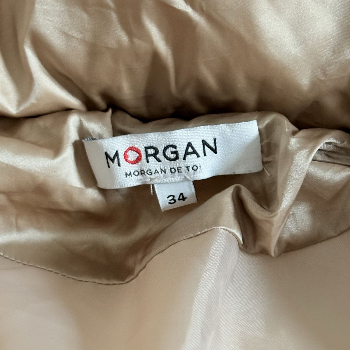 Morgan Giacche: Veste beige brillante – Nuovo (secondo la descrizione) da Moudon venduto da TigerrrEye 2