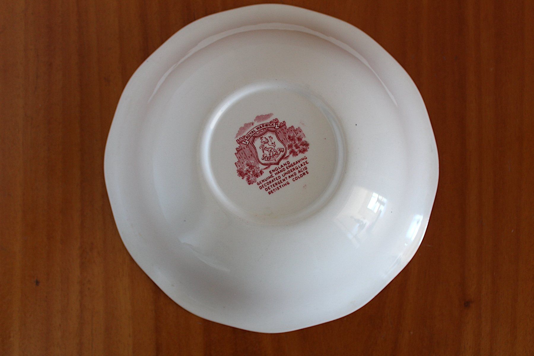 Schalen: Vintage Schüssel Royal Warwick, England , – Gebraucht aus Locarno von fripui 2