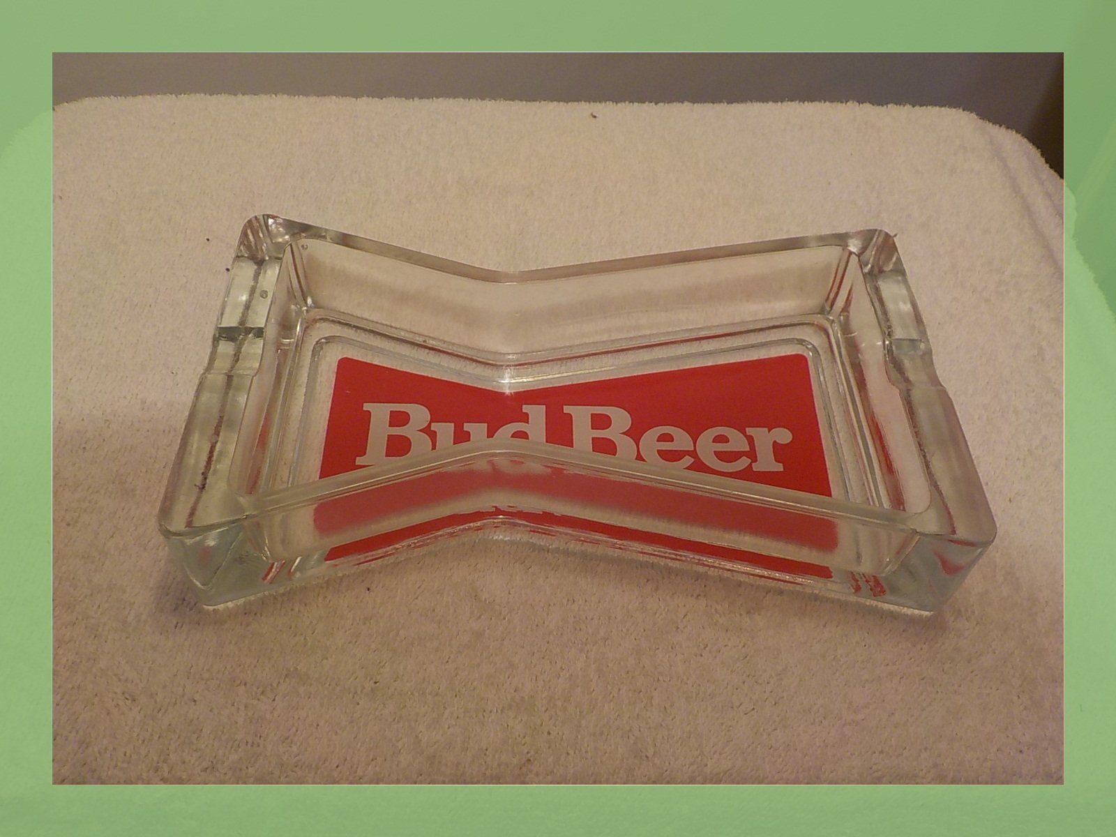 Portacenere: Aschenbecher Budweiser Glas transparent – Usato da Bülach venduto da Freieck