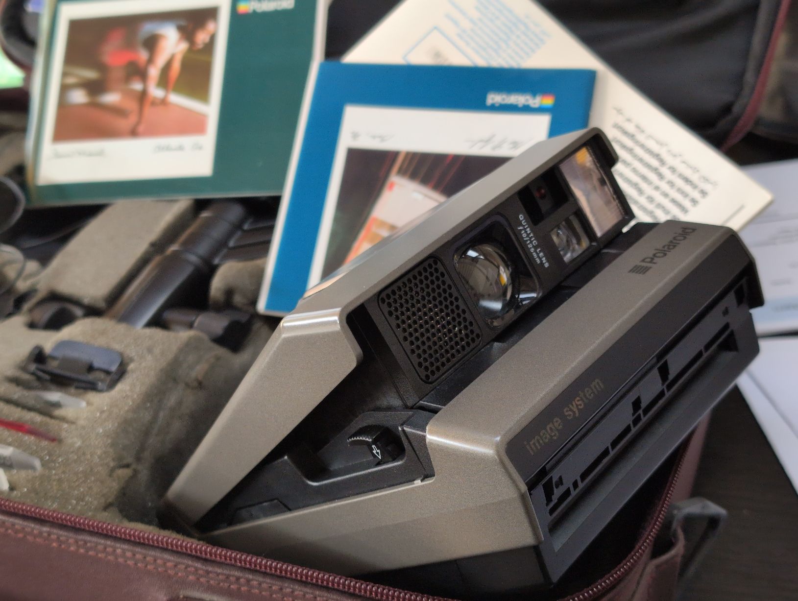 Polaroid Kamera: Polaroid Image System Sofortbildkamera mit Tasche Set – Gebraucht aus Breitenbach von Dribbel