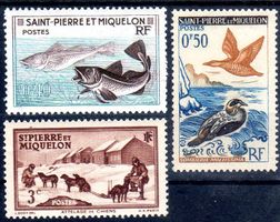 SAINT-PIERRE ET MIQUELON 3 MARKEN ** POSTFRISCH ** - KA39