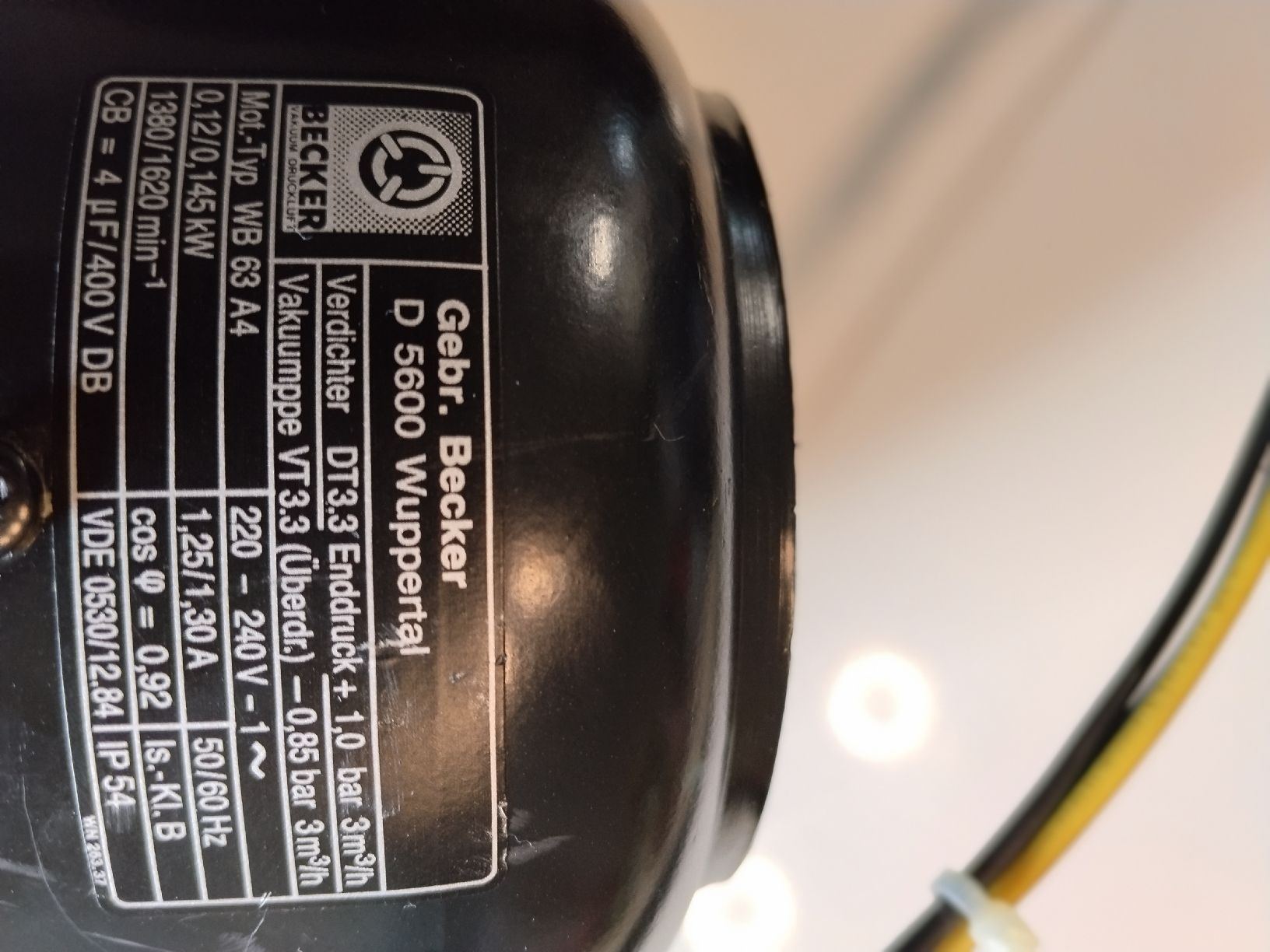 Compressori: Vakuumpumpe / Verdichter Becker VT 3.3 – Usato da Brügg BE venduto da obm_fs8d 6