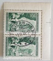 ST224) 179, Jungfrau Vollstempel Affolterem am Albis im paar
