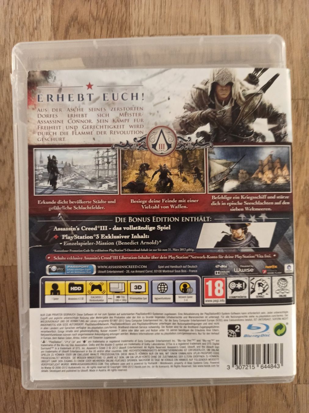 Spiele: Assassin's Creed III  PS3 – Gebraucht aus Oberweningen von mar_87mx 1