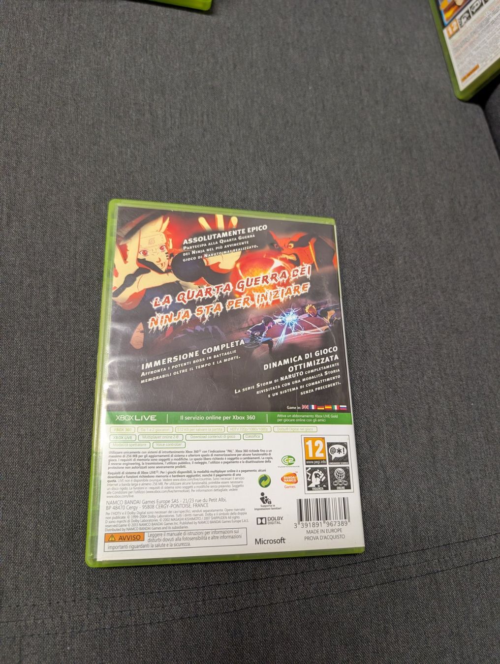 Giochi: Naruto ultimate Ninja storm 3 Microsoft Xbox 360 – Usato da Giubiasco venduto da Ticinerd 1