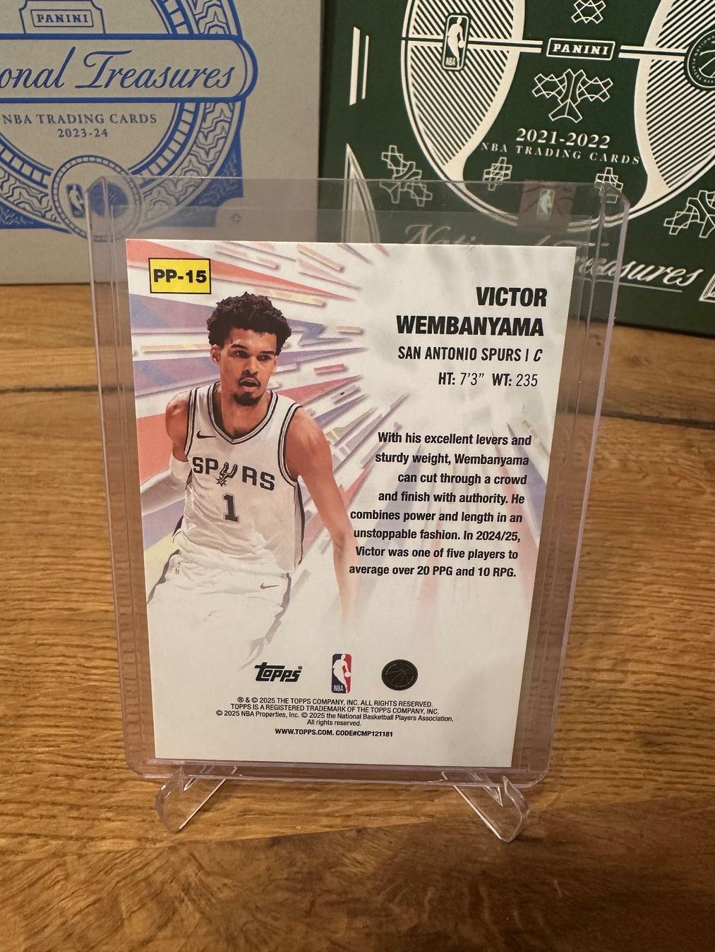 Nba Carte collezionabili: Victor Wembanyama topps power player – Usato da Vullierens venduto da Gaara04 1