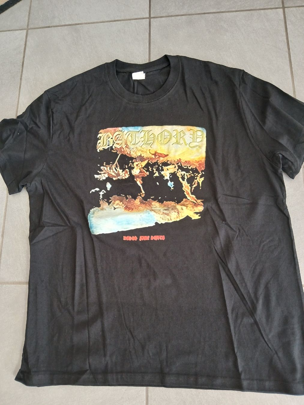 T-shirt: ts bathory - blood...(metal) – Usato da St-Cergue venduto da VeganWarrior