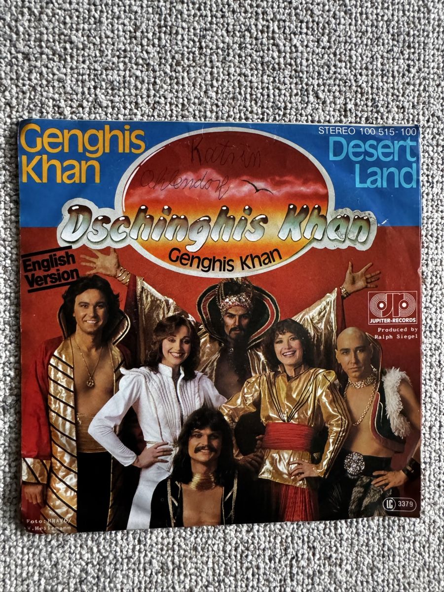 Dischi in vinile: Dschingig Khan - Genghis Khan (Engl. Version) - 7" Single – Usato da Rorbas venduto da BlackstarRecords 1
