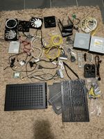 PC Teile Konvolut Lüfter, Laufwerke, Kabel, Gehäuseteile