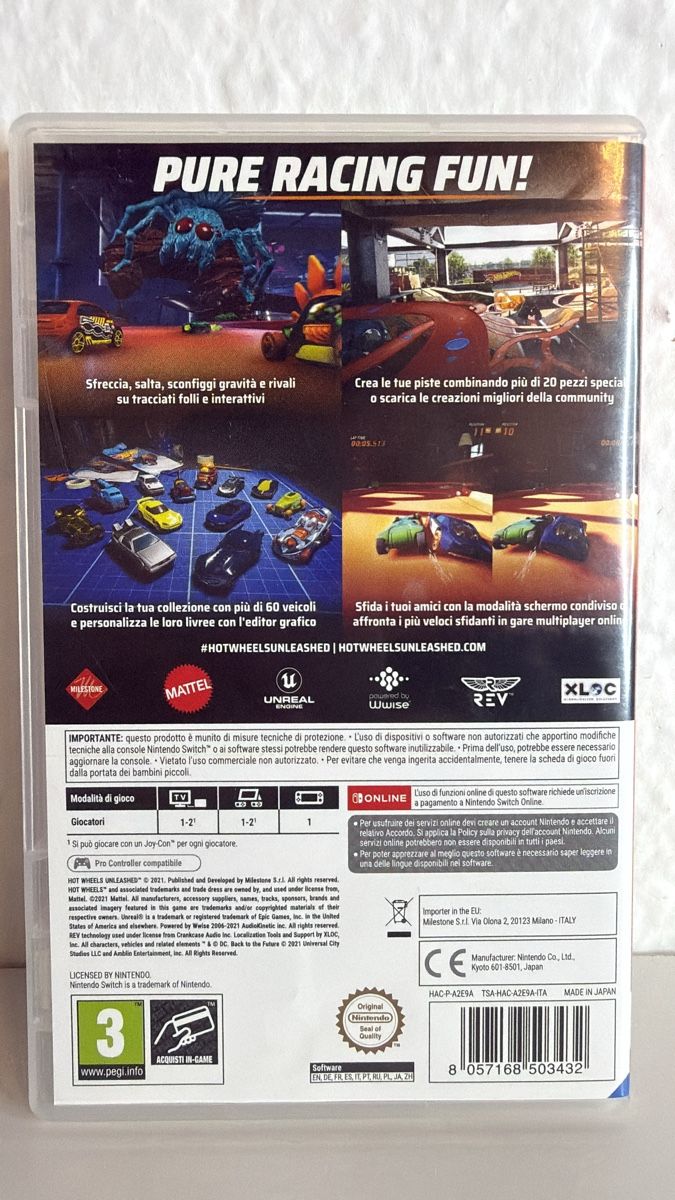 Nintendo Giochi: Hot Wheels Unleashed - Nintendo Switch - Racing Fun! – Usato da Ehrendingen venduto da bubulence 1