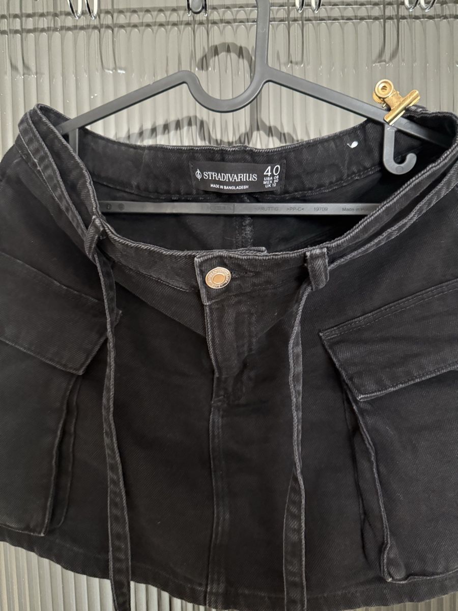 Stradivarius Röcke: Jupe cargo noire Stradivarius – Neu (gemäss Beschreibung) aus Monthey von iri_9pt5 1