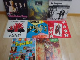 PUNK * NEW-WAVE * 8 LP'S / MAXI
