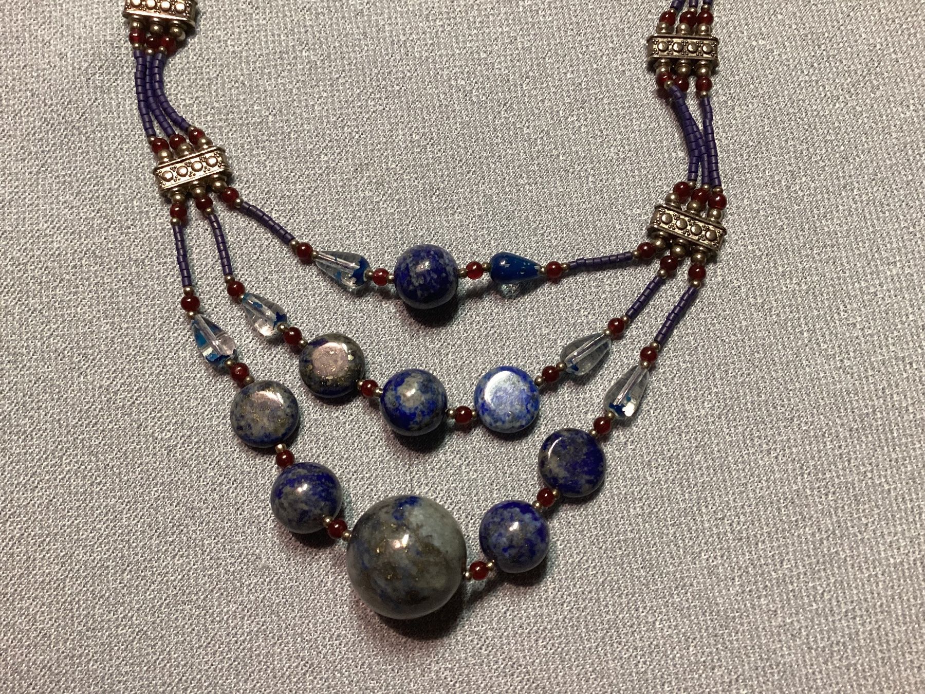 Catenine: Wunderschöne Halskette mit natürlichem Lapislazuli – Usato da Laax venduto da kri_95f5 2