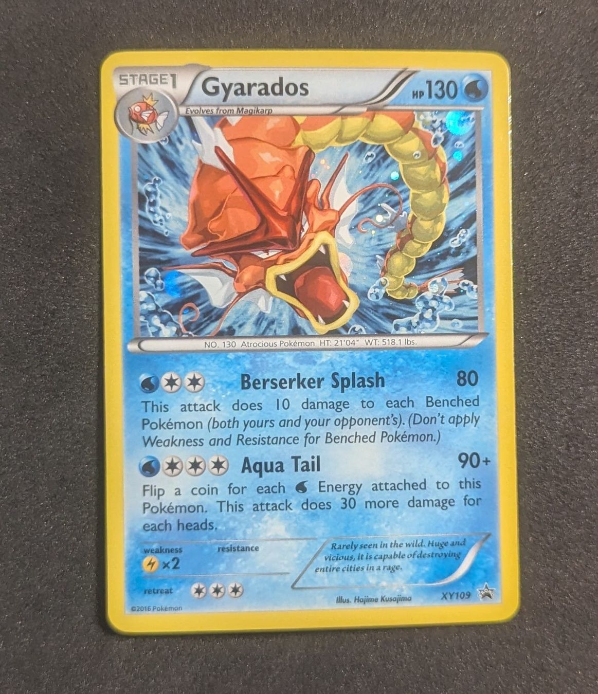 Pokémon Carte collezionabili: Gyarados XY Promos 109 – Usato da Zürich venduto da printz7