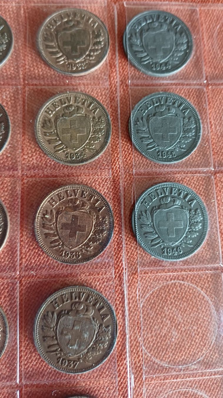 Tutti le monete: 2 Rappen 1900 - 1946 Komplett ! – Usato da Rorschach venduto da Elfriede1920 4