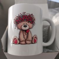 Tasse mit Bär Motiv, Neu