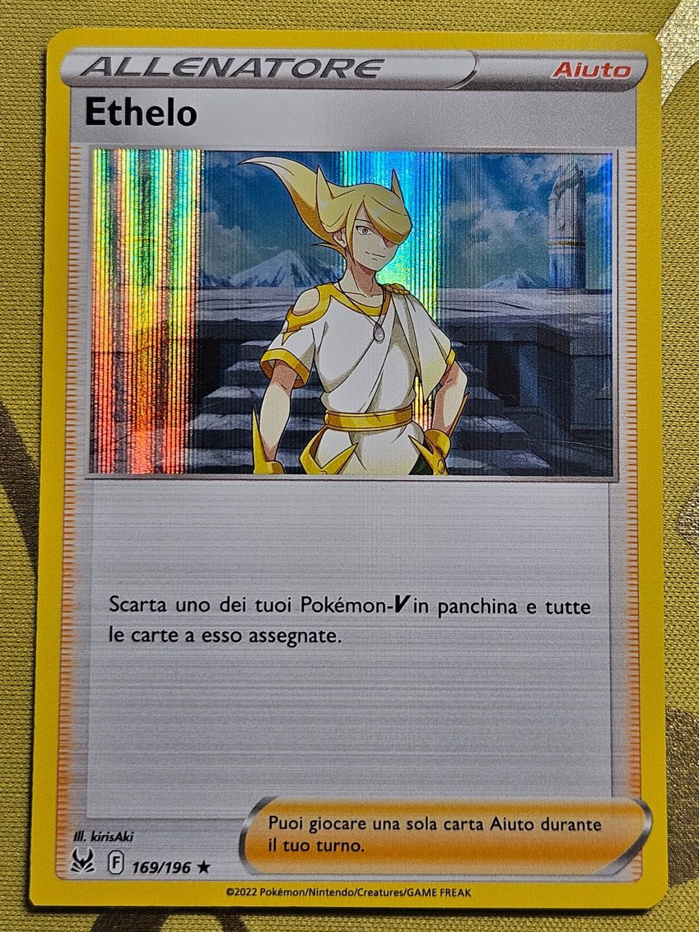 Pokémon Carte collezionabili: Lost Origin - Ethelo 169/196 IT – Usato da Bellinzona venduto da Pokemarco