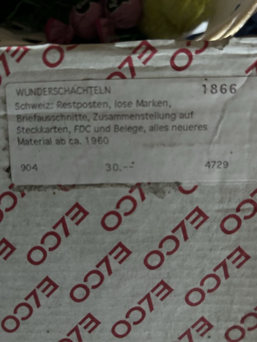 Tutti i francobolli: Wunderschachtel Schweiz – Usato da Emmen venduto da Carbru 2