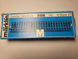 Märklin 5106 10x gerades M-Gleis H0 OVP #336