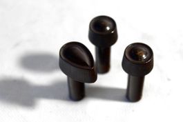 3x Phenolharz / Bakelit - KNÖPFE - ein seltenes SET
