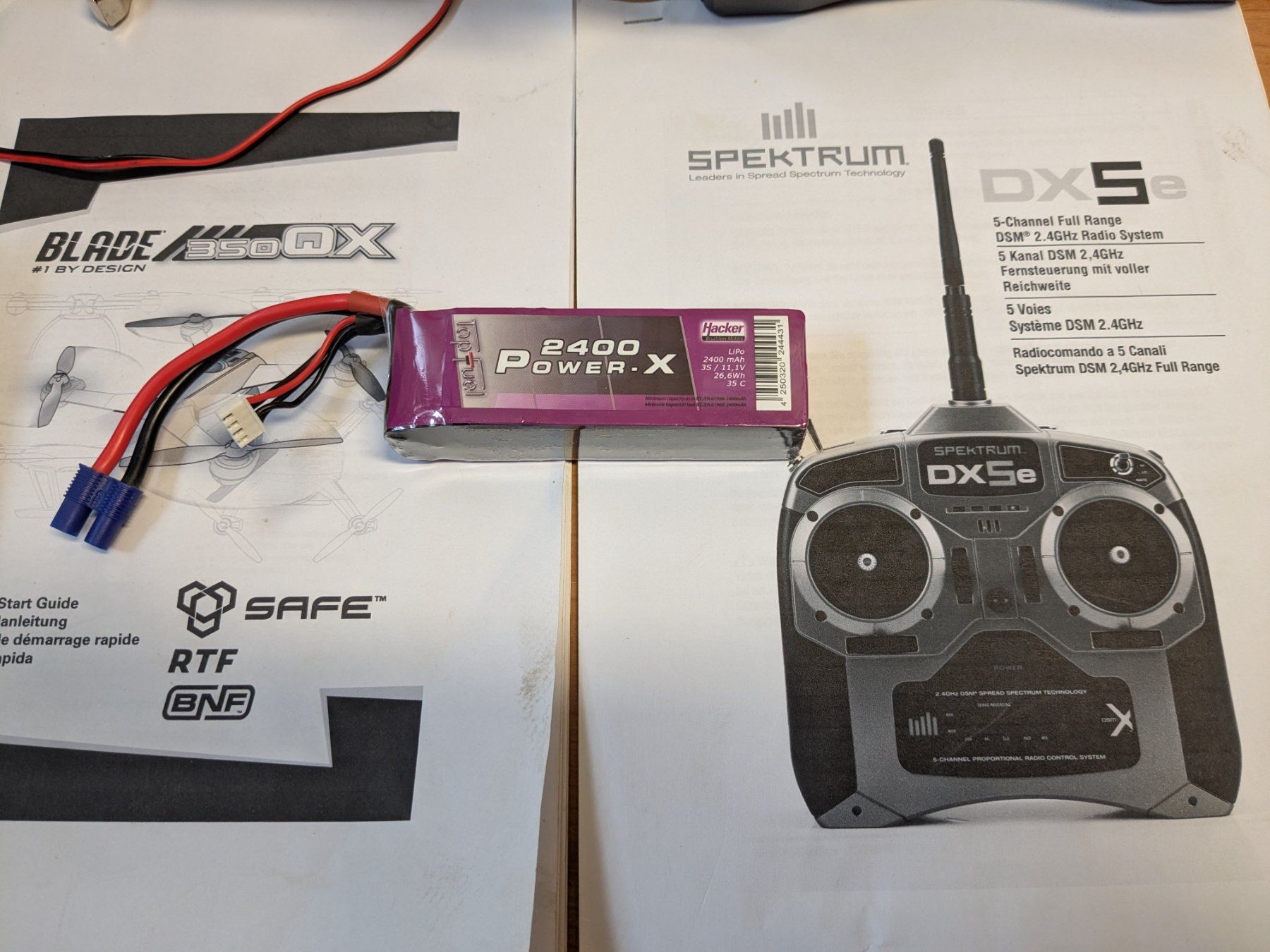 Blade Modellismo RC: Blade 350 QX mit DX5e Quadkopter Defekt – Difettoso da Märwil venduto da hes83 2